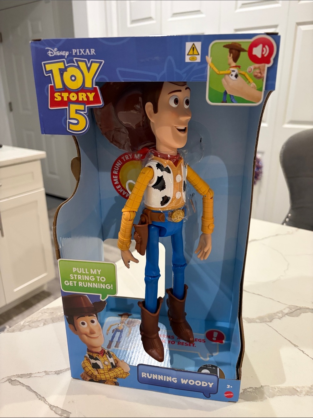 Running Woody Pull-String Action Figure - Picture 5 of 5